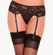 Reggicalze in pizzo nero ❤